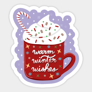 Warm Wishes Sticker